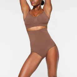 SEAMLESS SCULPT HIGH-WAISTED BRIEF | JASPER