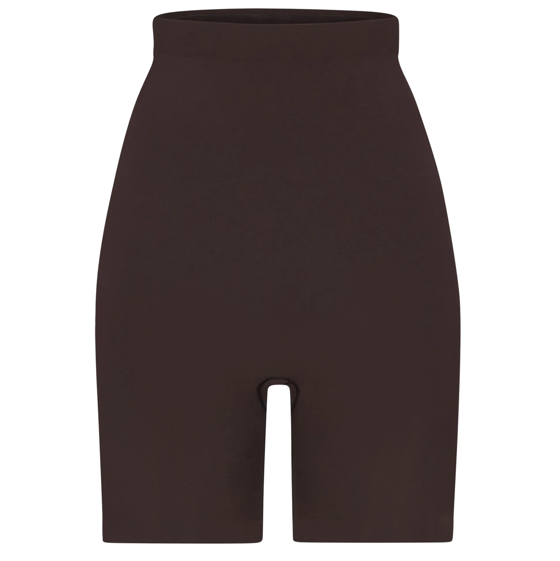 SEAMLESS SCULPT HIGH-WAISTED ABOVE THE KNEE SHORT | ESPRESSO