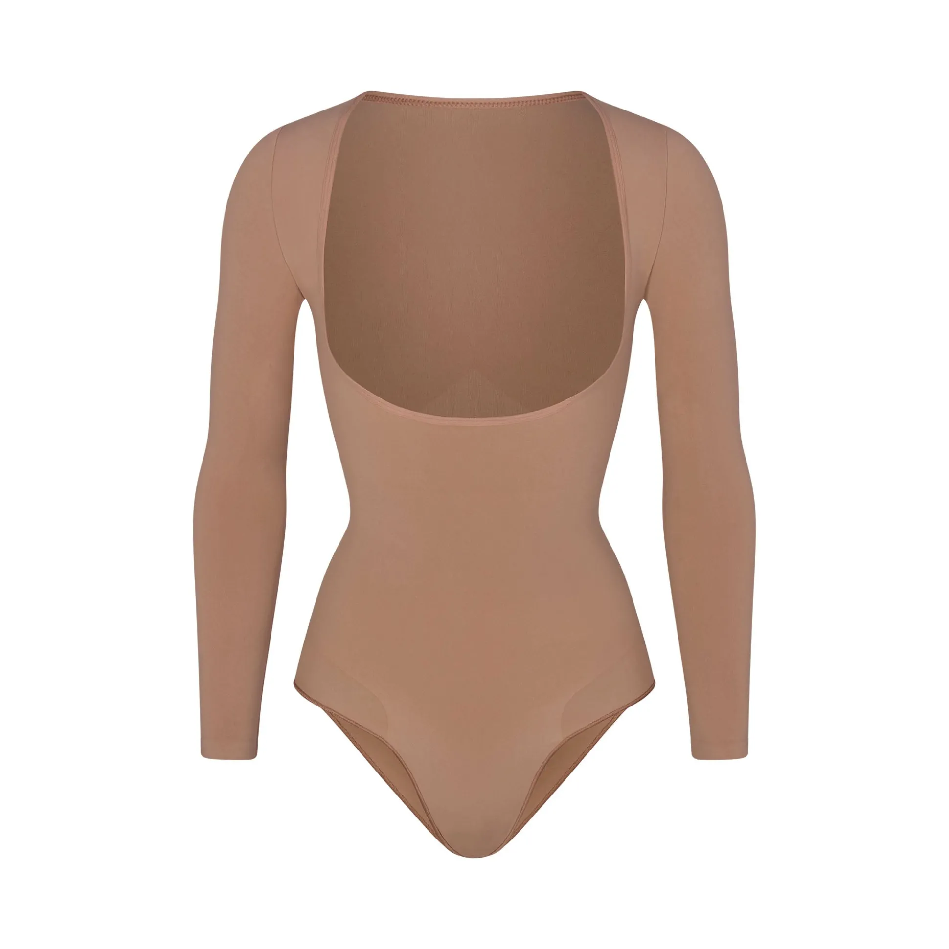 SEAMLESS SCULPT LONG SLEEVE OPEN BUST BRIEF BODYSUIT | SIENNA