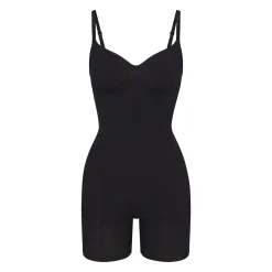 SEAMLESS SCULPT MID THIGH BODYSUIT | ONYX