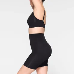 SEAMLESS SCULPT MID THIGH SHORT | ONYX