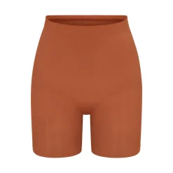 SEAMLESS SCULPT MID THIGH SHORT | BRONZE