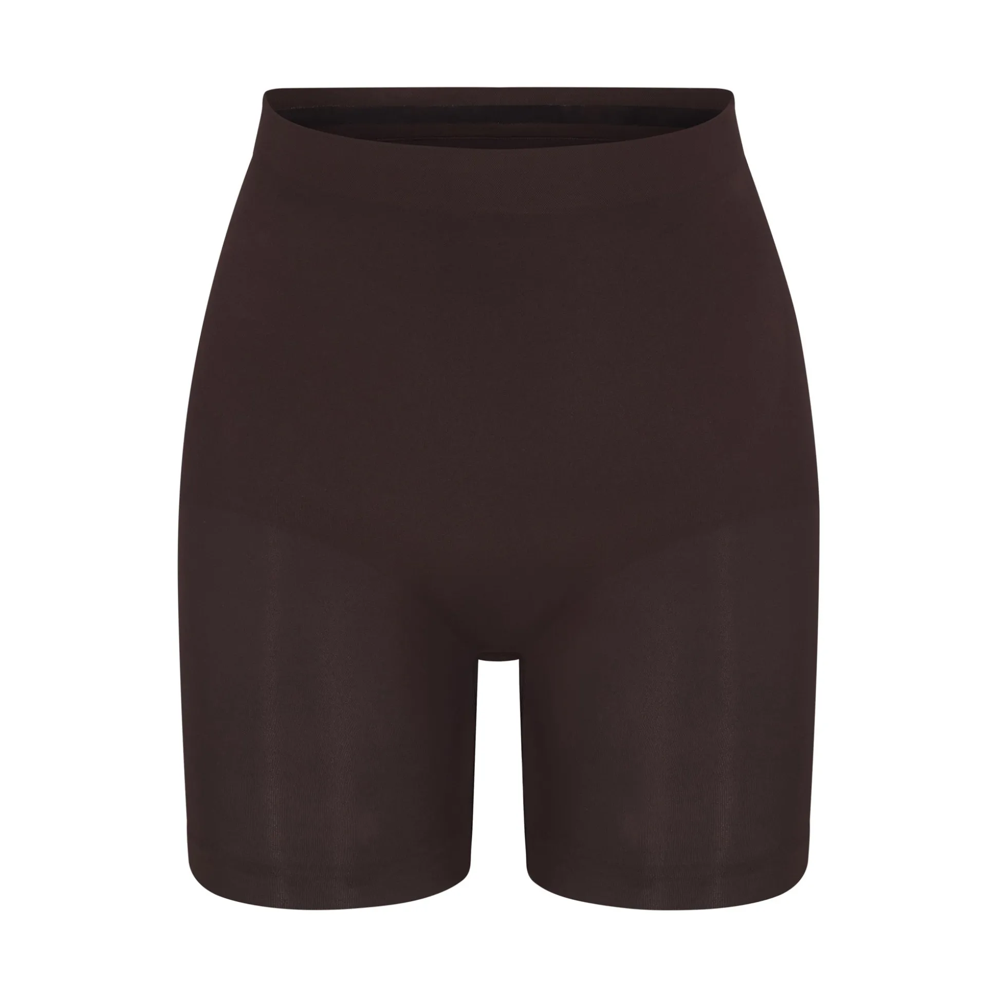 SEAMLESS SCULPT MID THIGH SHORT | ESPRESSO