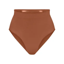 SEAMLESS SCULPT MID WAIST BRIEF | BRONZE