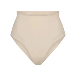 SEAMLESS SCULPT MID WAIST BRIEF | SAND