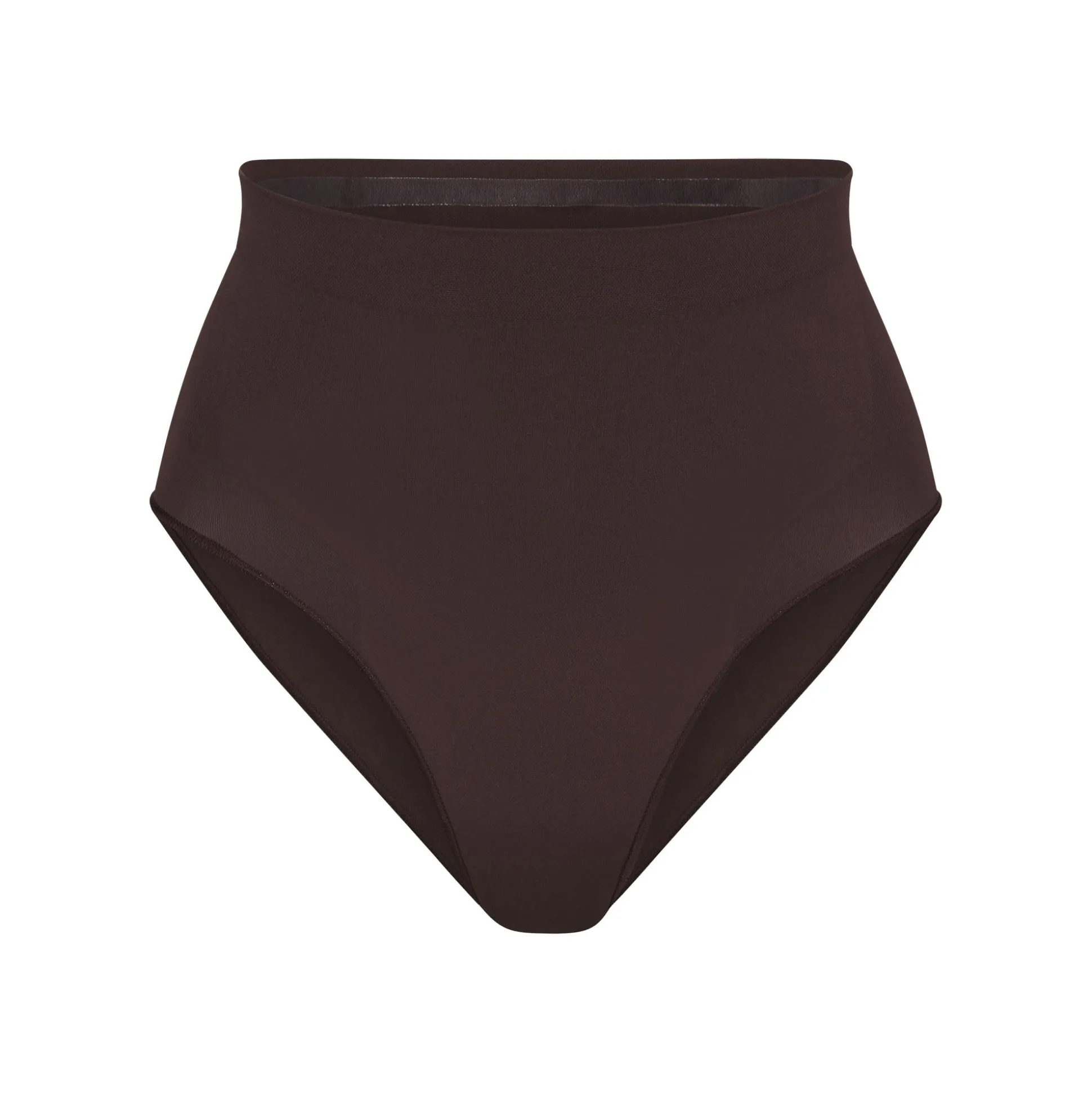 SEAMLESS SCULPT MID WAIST BRIEF | ESPRESSO