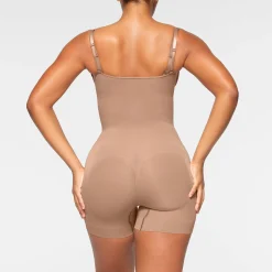SEAMLESS SCULPT OPEN BUST SHORTIE BODYSUIT | SIENNA