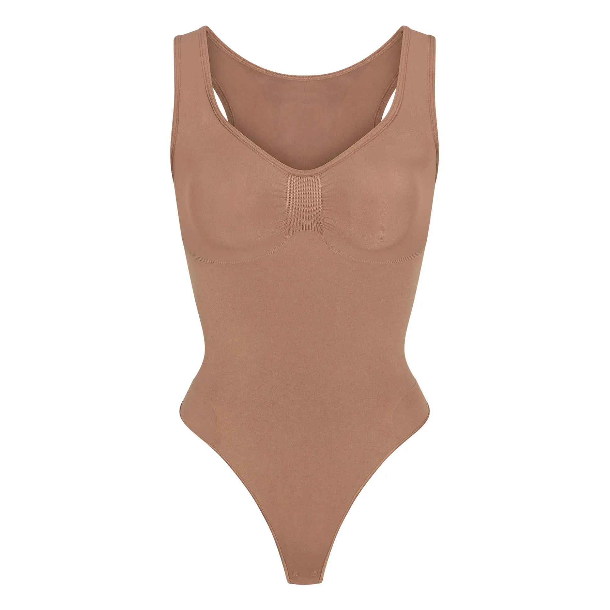 SEAMLESS SCULPT SCOOP NECK THONG BODYSUIT | SIENNA