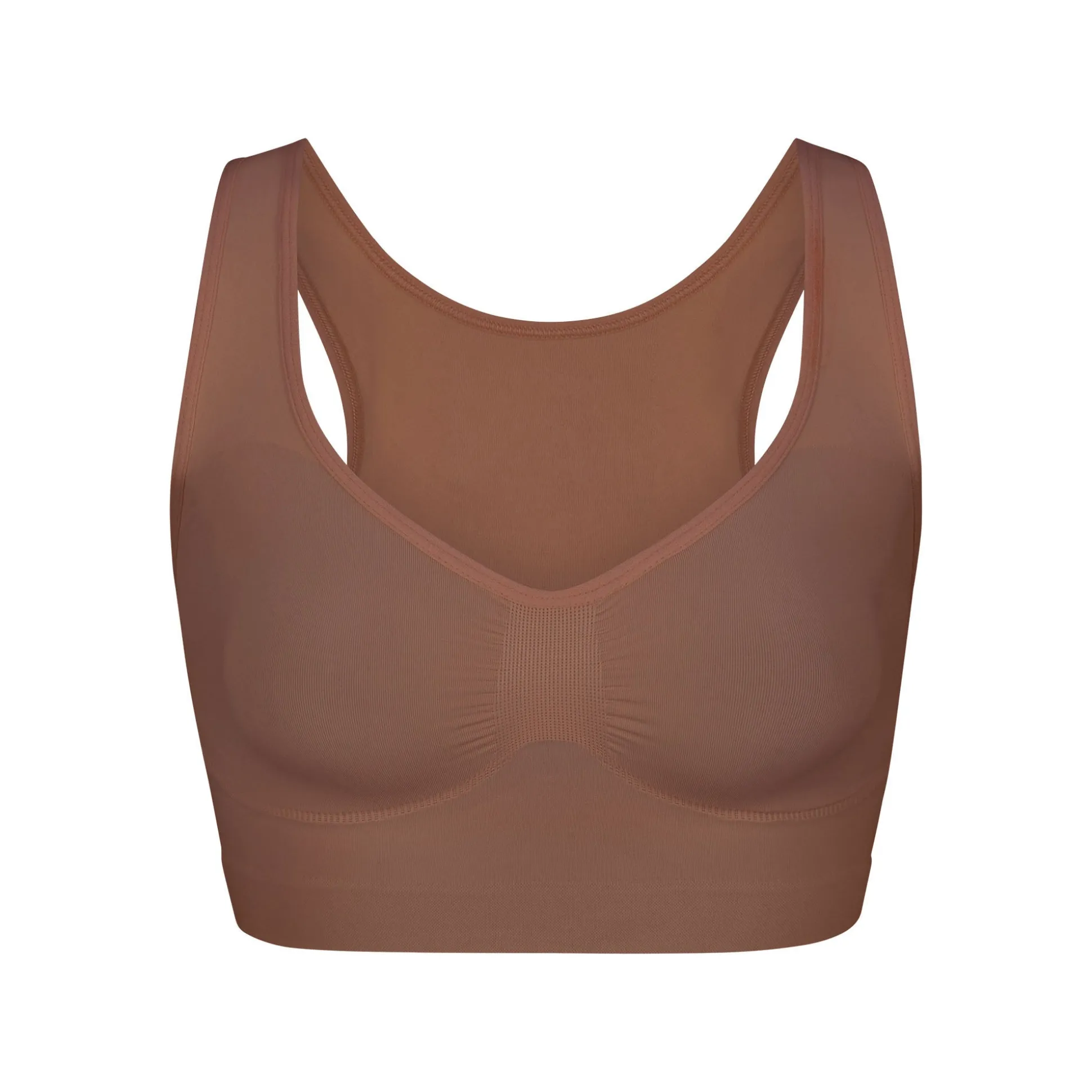 SEAMLESS SCULPT SCOOP PLUNGE BRALETTE | JASPER