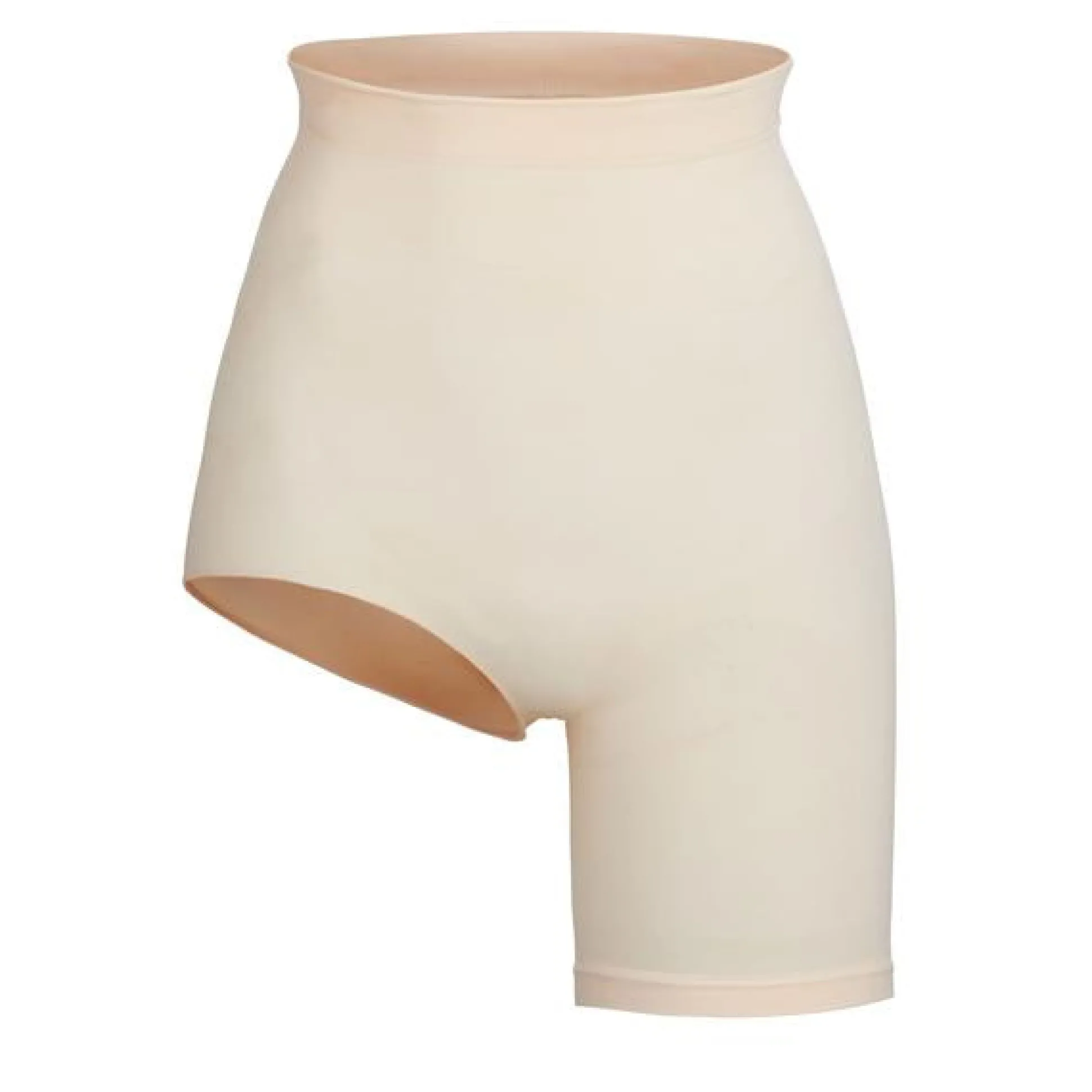 SEAMLESS SCULPT SOLUTION SHORT RIGHT LEG EXPOSED | SAND