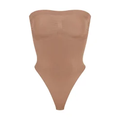 SEAMLESS SCULPT STRAPLESS THONG BODYSUIT | SIENNA