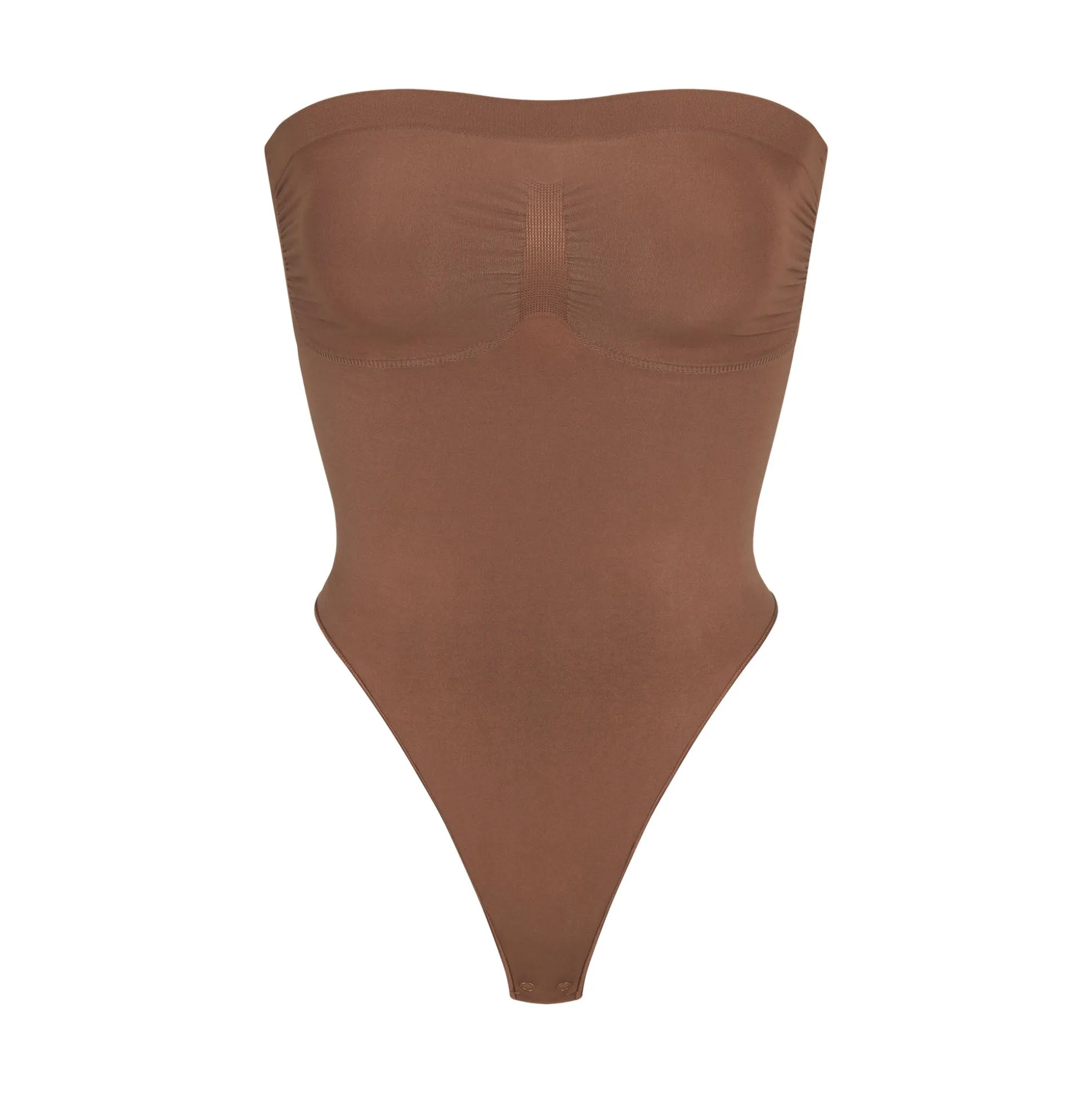 SEAMLESS SCULPT STRAPLESS THONG BODYSUIT | JASPER