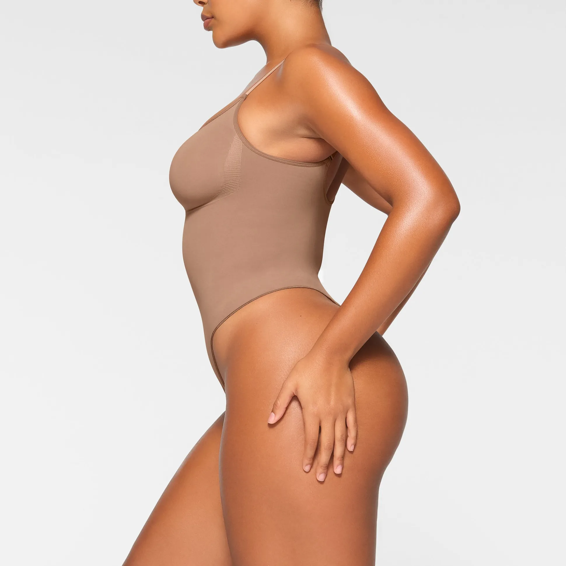 SEAMLESS SCULPT THONG BODYSUIT | SIENNA