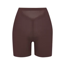 SHEER SCULPT LOW BACK SHORT | COCOA