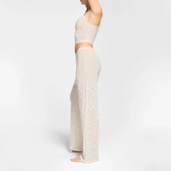 SHEER VELVET CROPPED CAMI | MARBLE