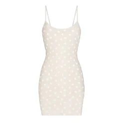 SHEER VELVET SLIP DRESS | MARBLE