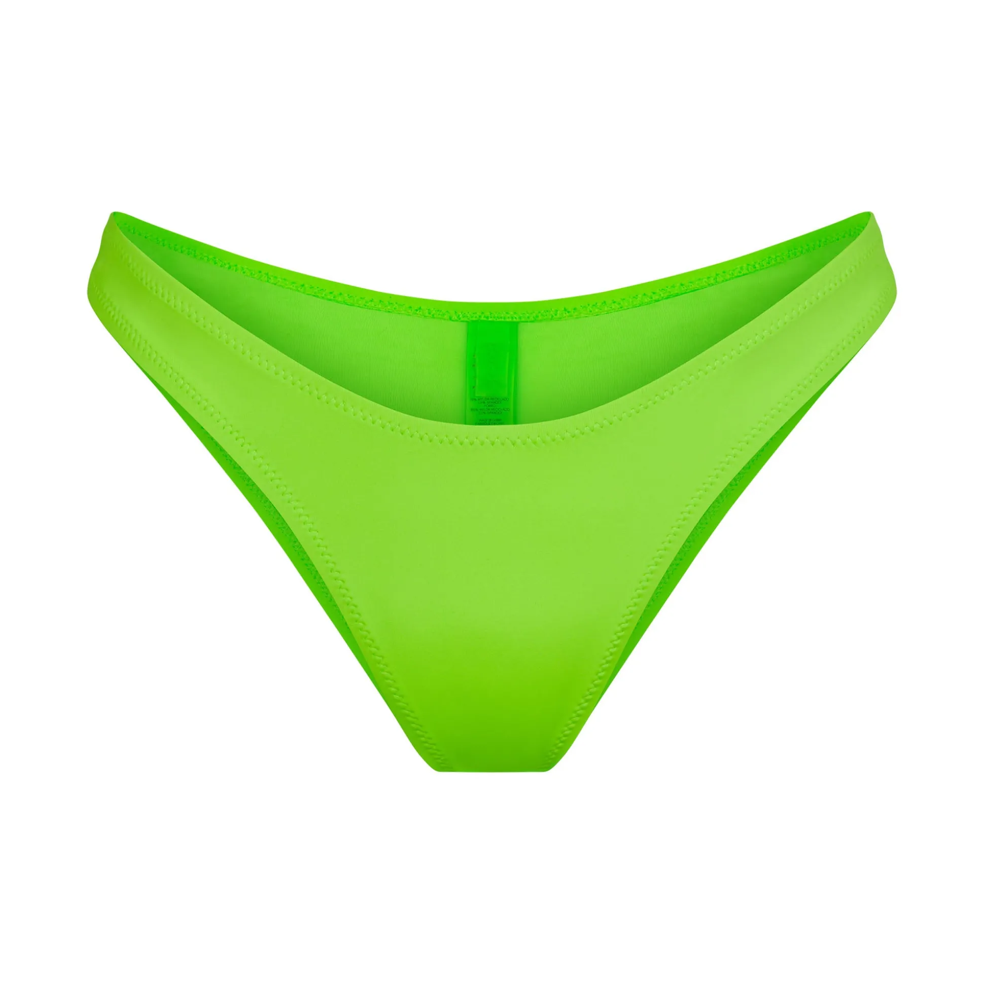 SIGNATURE SWIM CHEEKY TANGA BOTTOMS | NEON GREEN