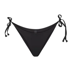 SIGNATURE SWIM DIPPED TIE BOTTOMS | ONYX