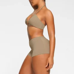 SIGNATURE SWIM HALTER BIKINI TOP | DESERT