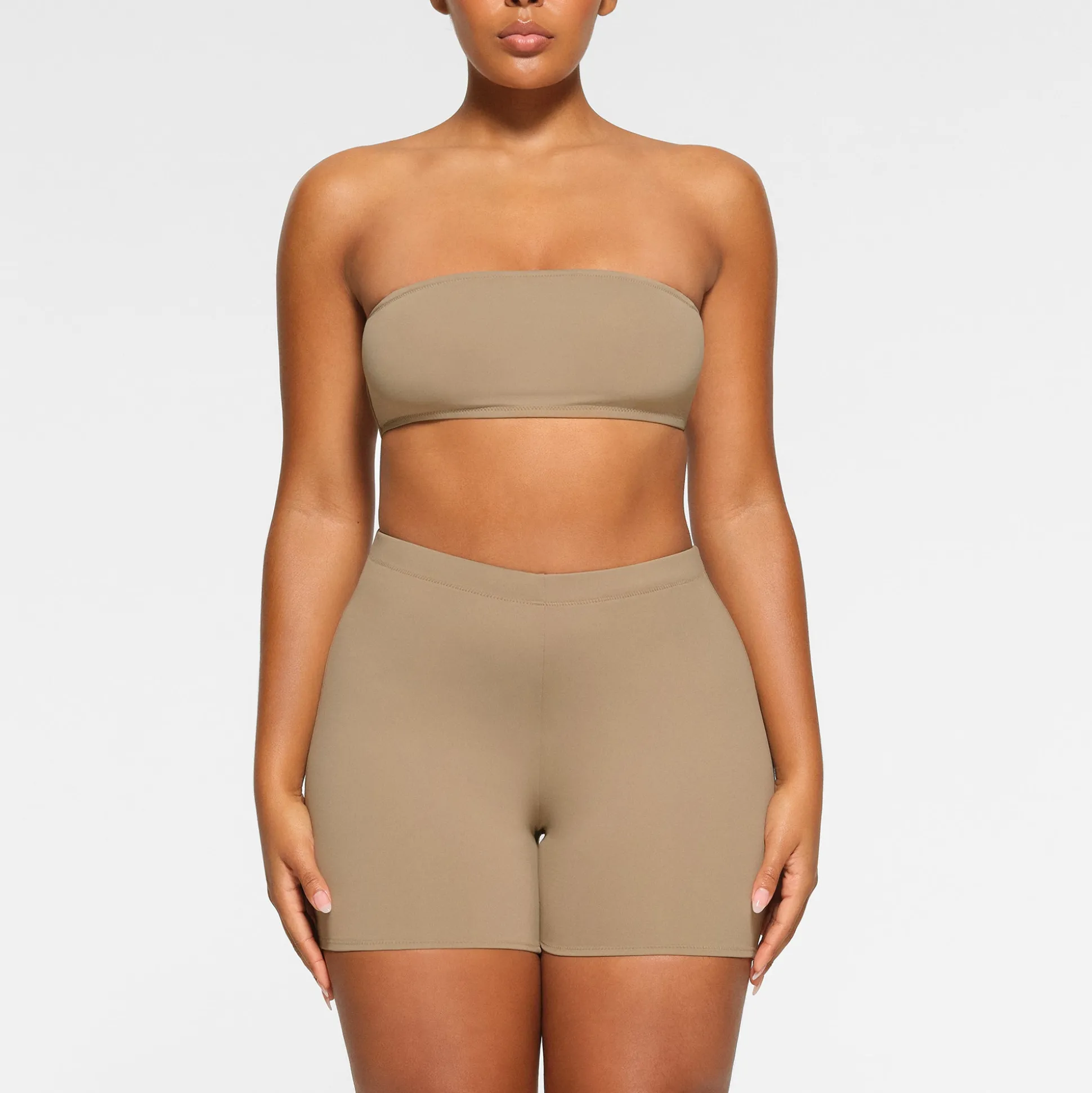 SIGNATURE SWIM MID WAIST SHORT | DESERT