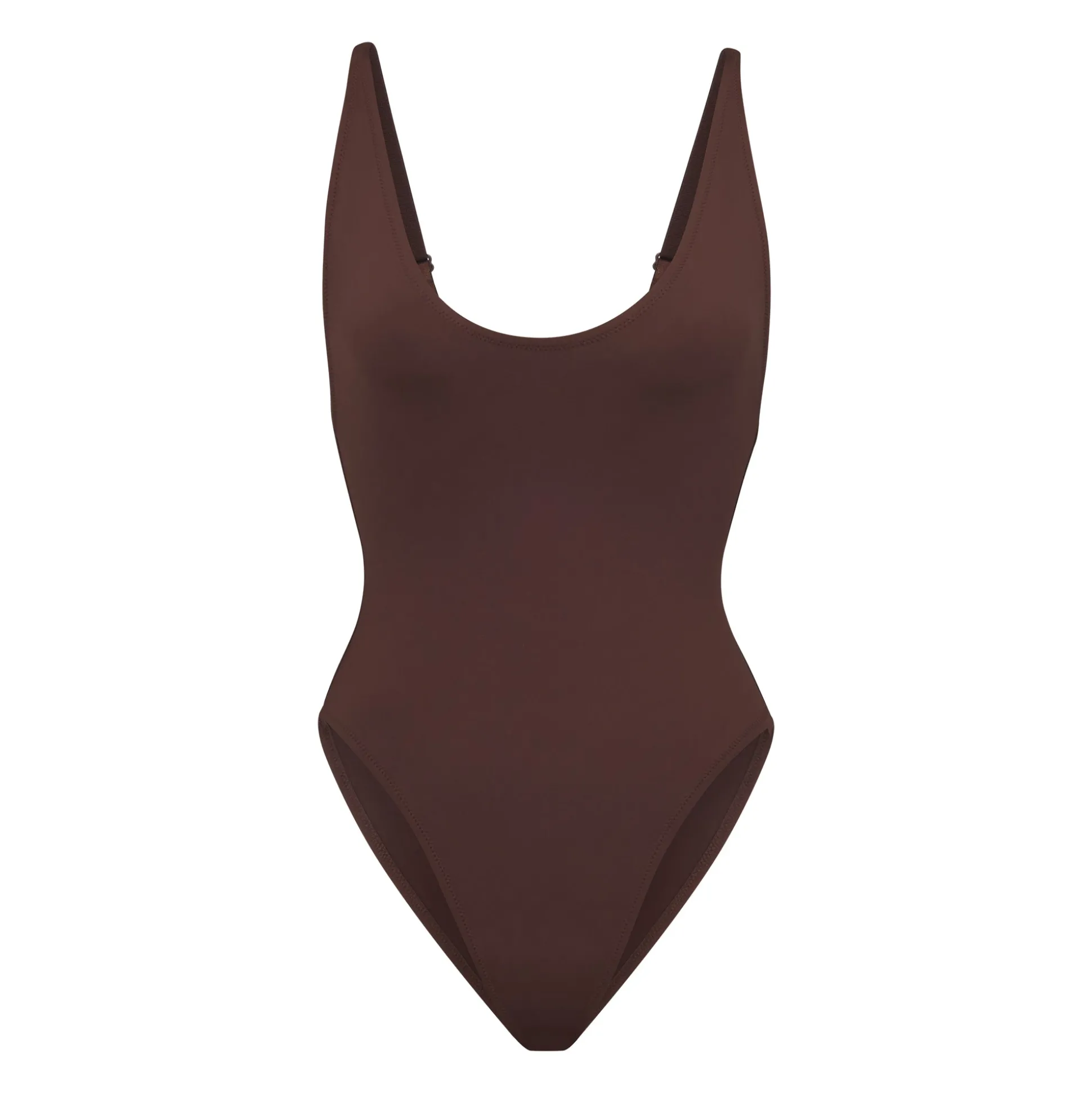 SIGNATURE SWIM SCOOP NECK ONE PIECE | COCOA