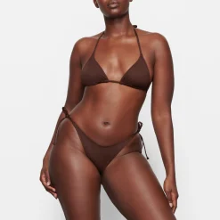 SIGNATURE SWIM TRIANGLE TOP | COCOA