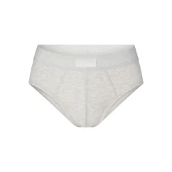 SKIMS COTTON MENS BRIEF | LIGHT HEATHER GREY