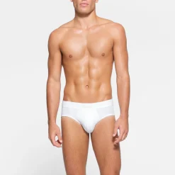 SKIMS COTTON MENS BRIEF 3-PACK | CHALK