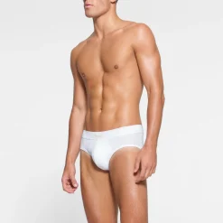 SKIMS COTTON MENS BRIEF 3-PACK | CHALK