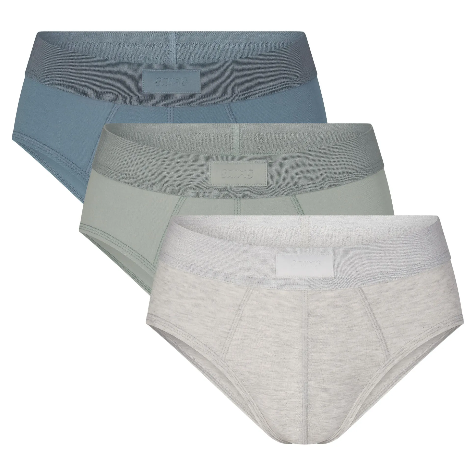 SKIMS COTTON MENS BRIEF 3-PACK | MINERAL MULTI