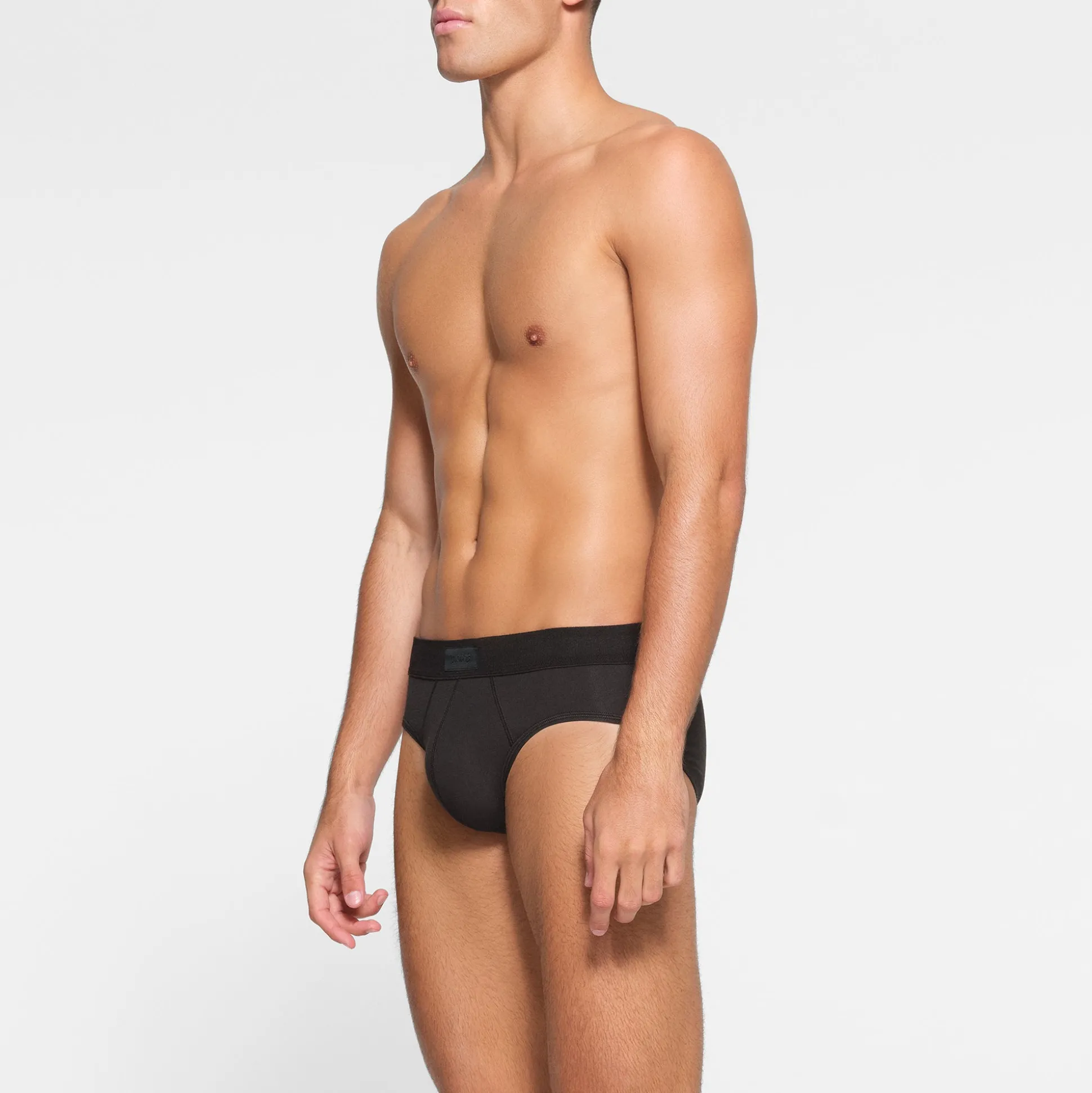 SKIMS COTTON MENS BRIEF 3-PACK | ONYX