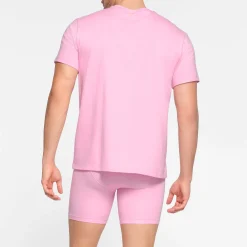 SKIMS COTTON MENS CLASSIC T-SHIRT | BUBBLE GUM