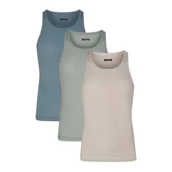 SKIMS COTTON MENS TANK PACK | STONE MULTI