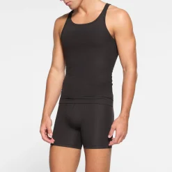 SKIMS COTTON MENS TANK PACK | ONYX