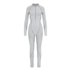 SKIMS FIRST LAYERS ZIP FRONT CATSUIT | MIRROR