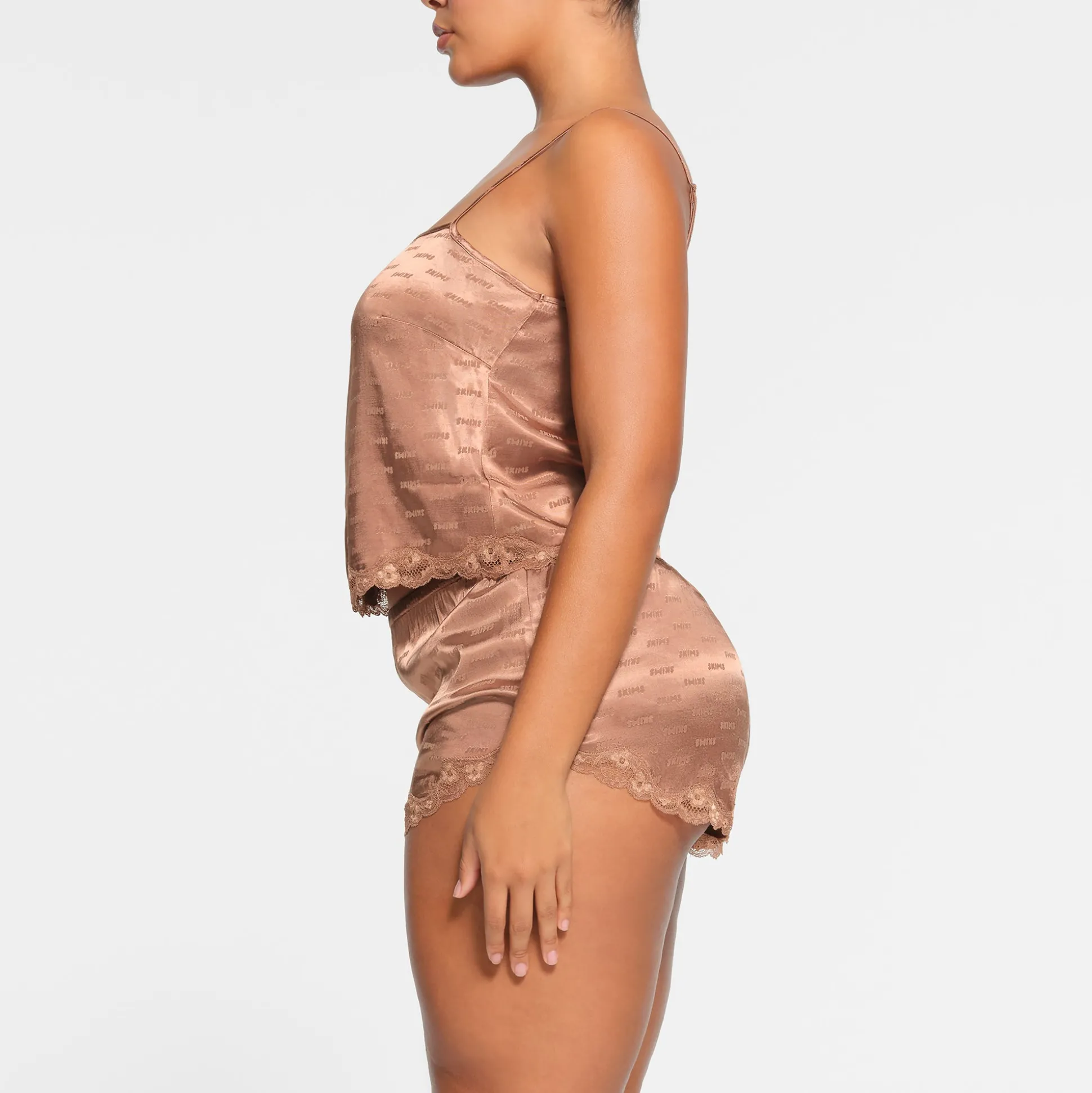 SKIMS JACQUARD LACE CAMI | JASPER