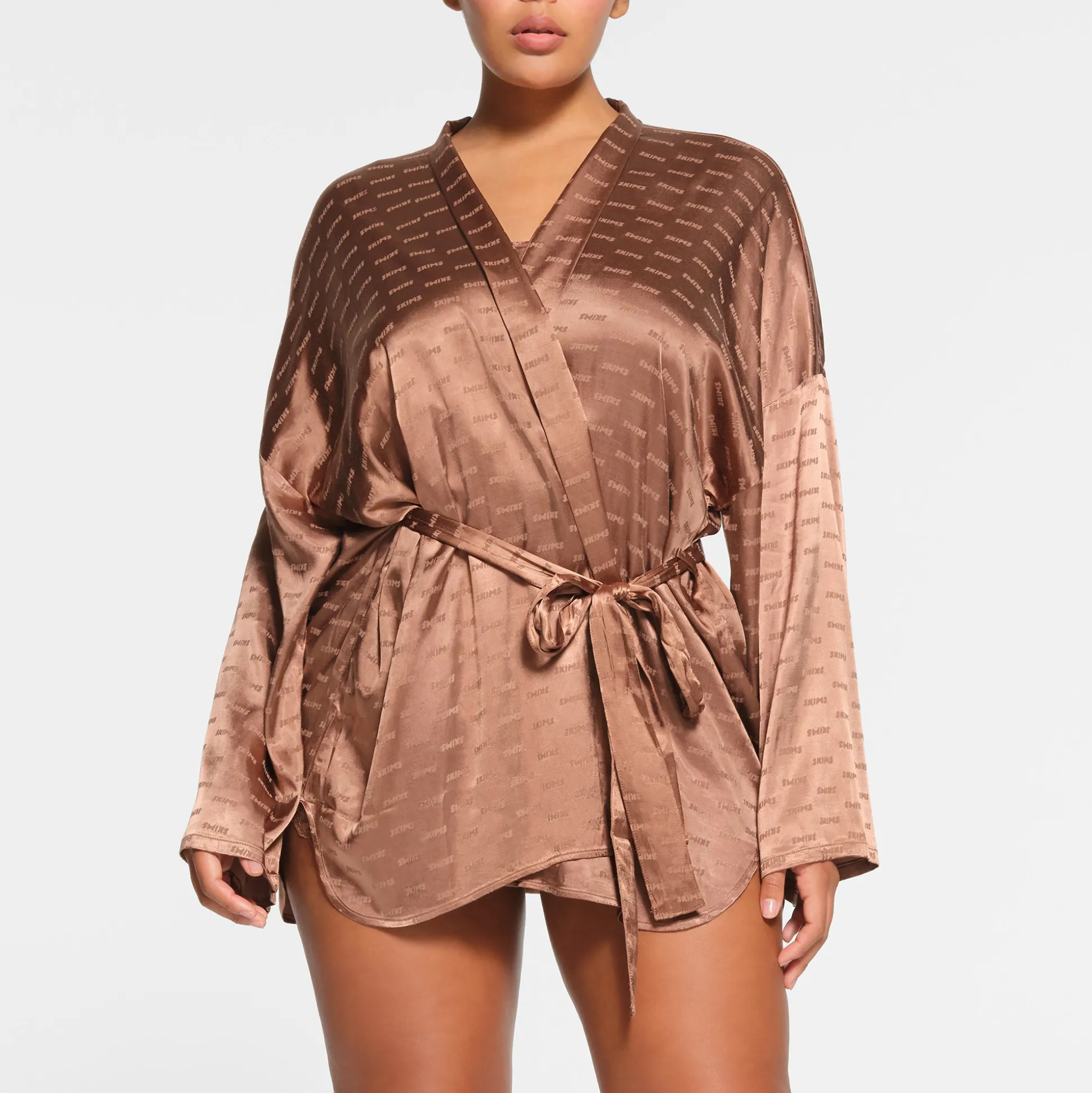 SKIMS JACQUARD SHORT ROBE | JASPER