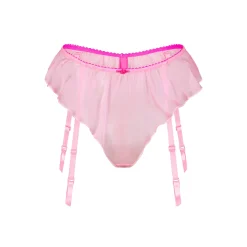SKIMS ROMANCE GARTER BIKINI | BUBBLE GUM
