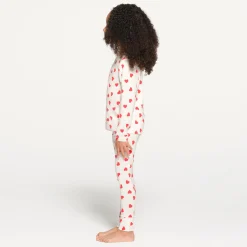 SKIMS SLEEP KIDS SLEEP SET | RUBY AND MARBLE HEART