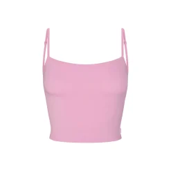 SKIMS SLEEP STRAIGHT NECK CROPPED CAMI | BUBBLE GUM