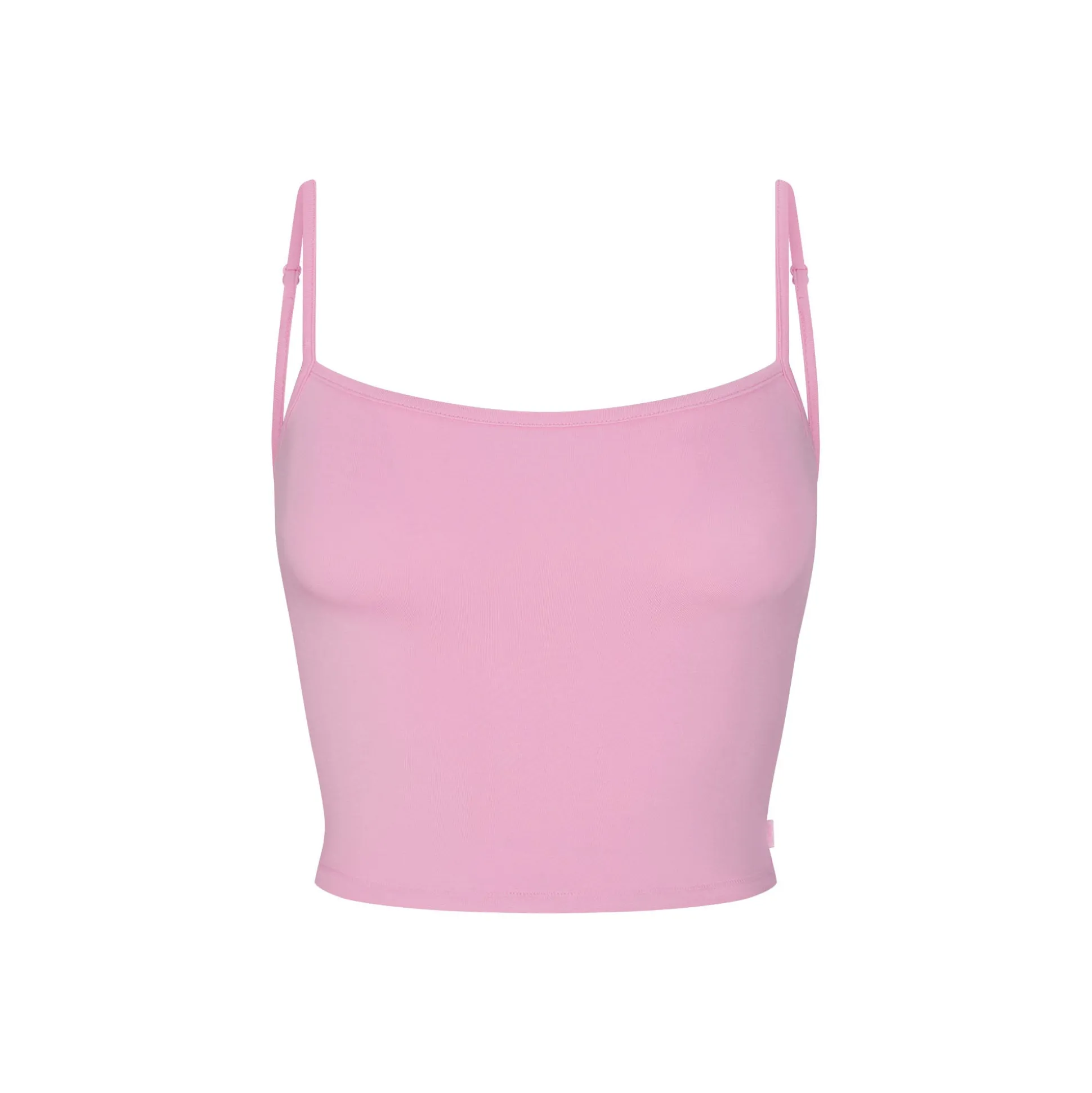 SKIMS SLEEP STRAIGHT NECK CROPPED CAMI | BUBBLE GUM