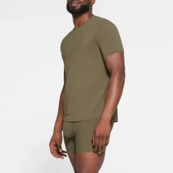 SKIMS SPORT MENS T-SHIRT | ARMY