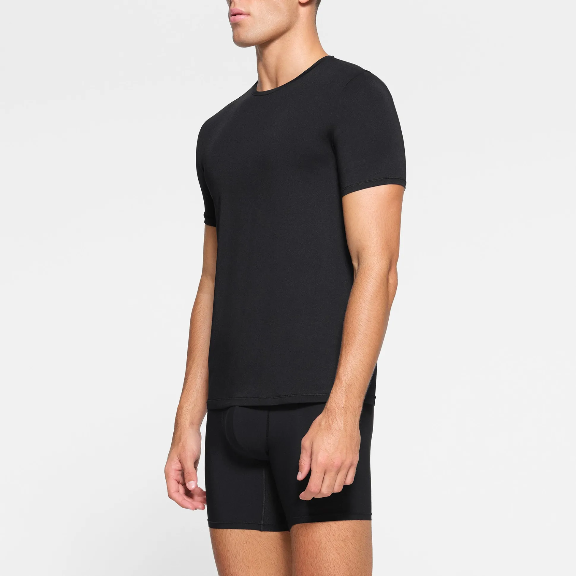 SKIMS SPORT MENS T-SHIRT | OBSIDIAN
