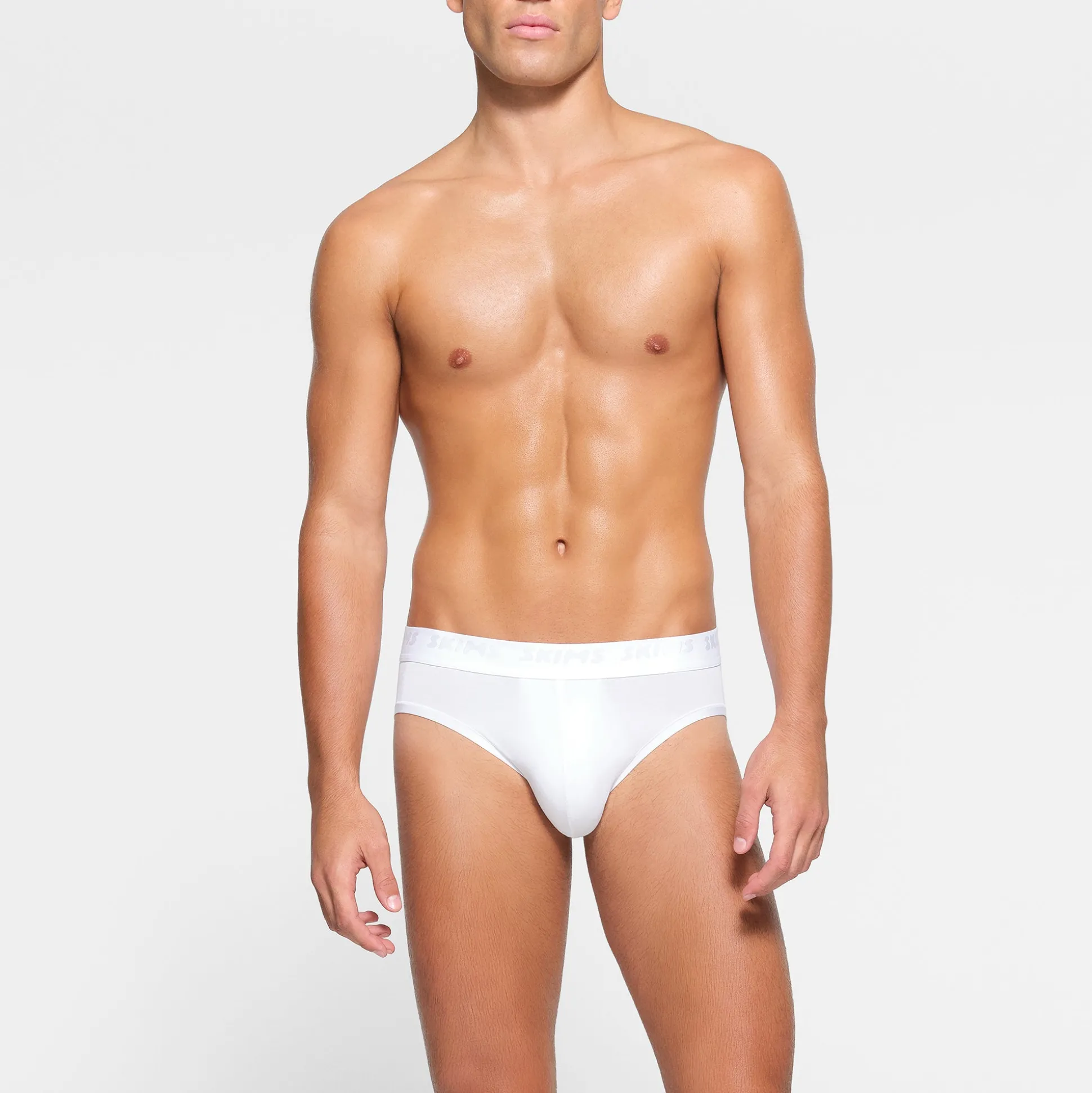 SKIMS STRETCH MENS BRIEF | CHALK
