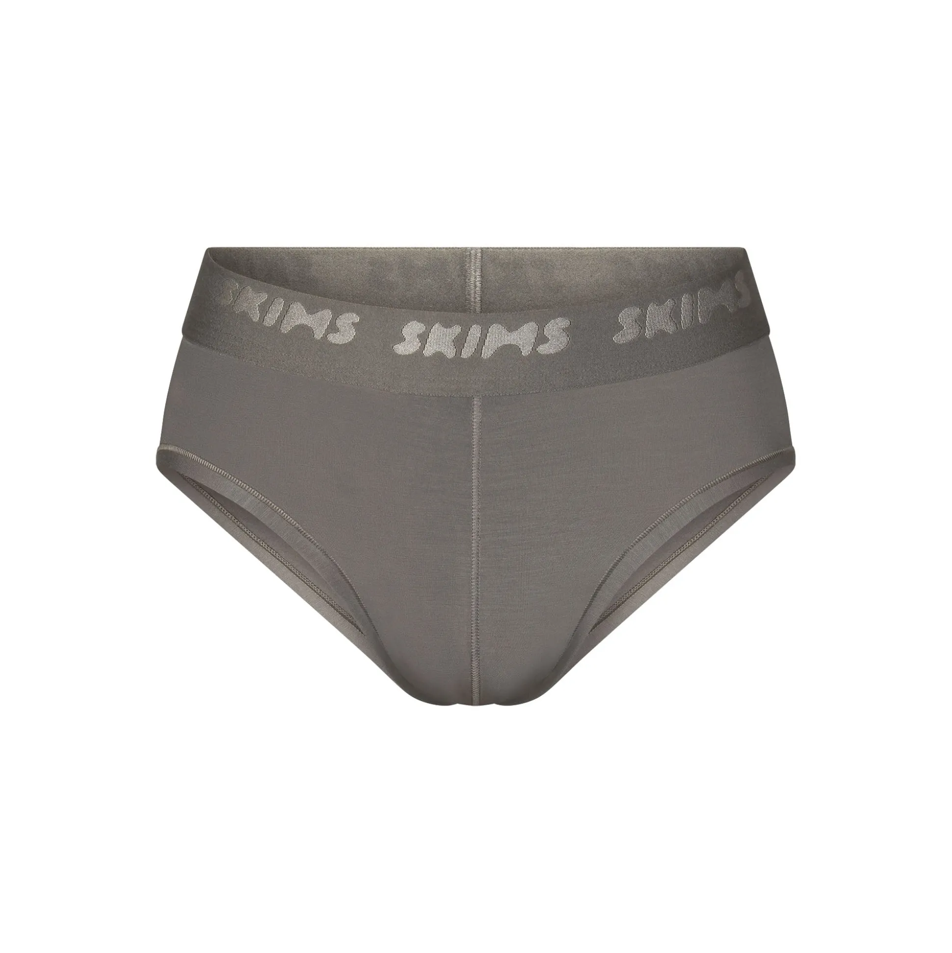 SKIMS STRETCH MENS BRIEF | GUNMETAL