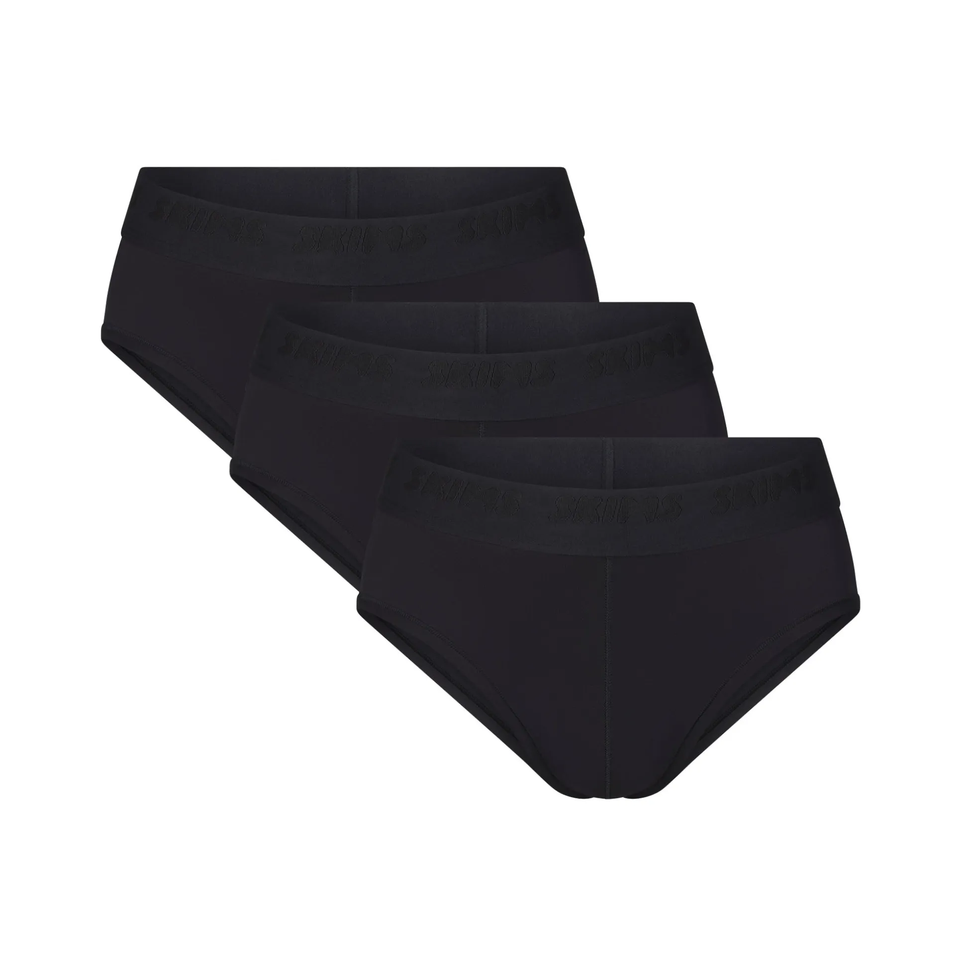 SKIMS STRETCH MENS BRIEF 3-PACK | OBSIDIAN