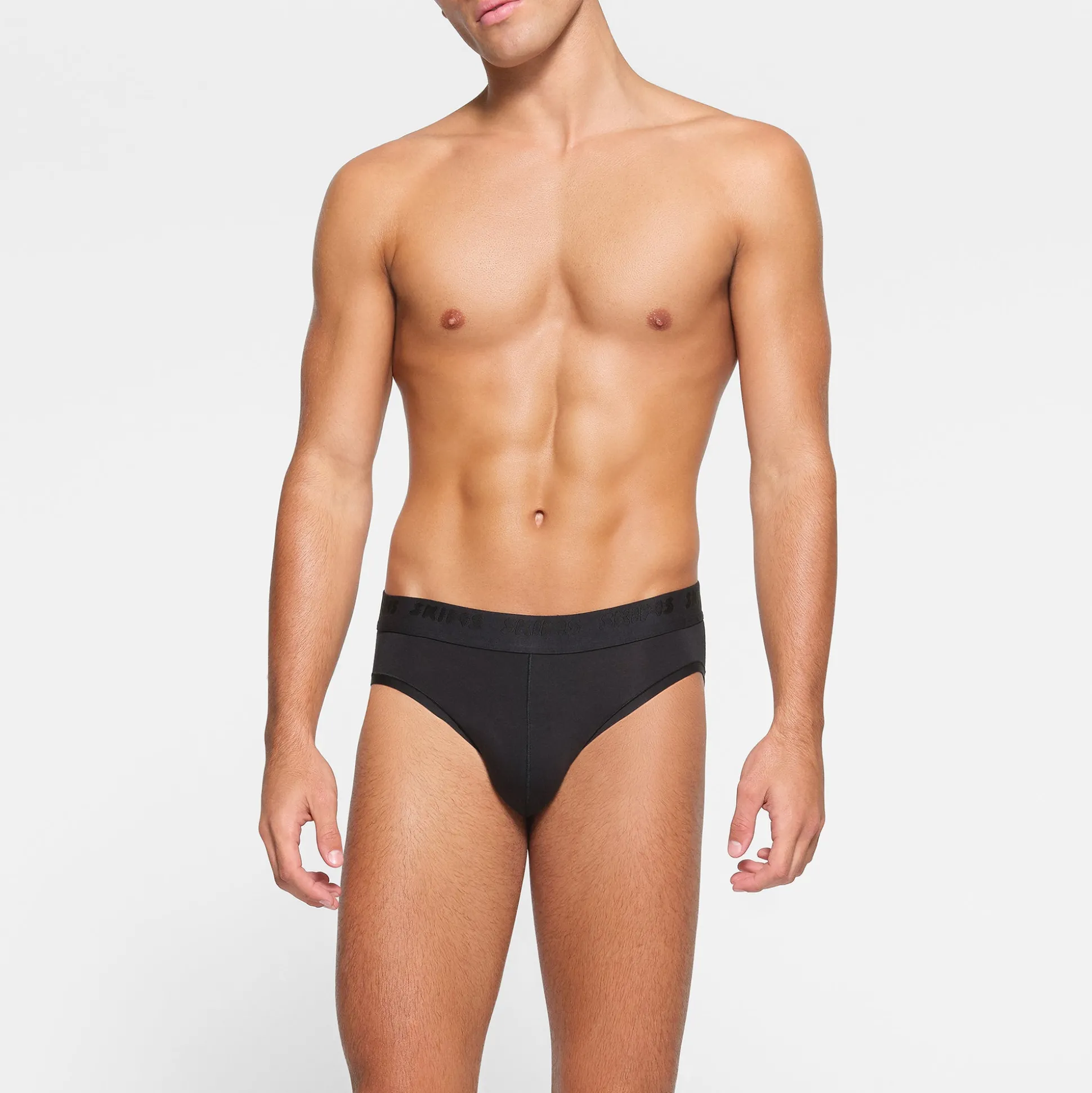 SKIMS STRETCH MENS BRIEF 3-PACK | OBSIDIAN