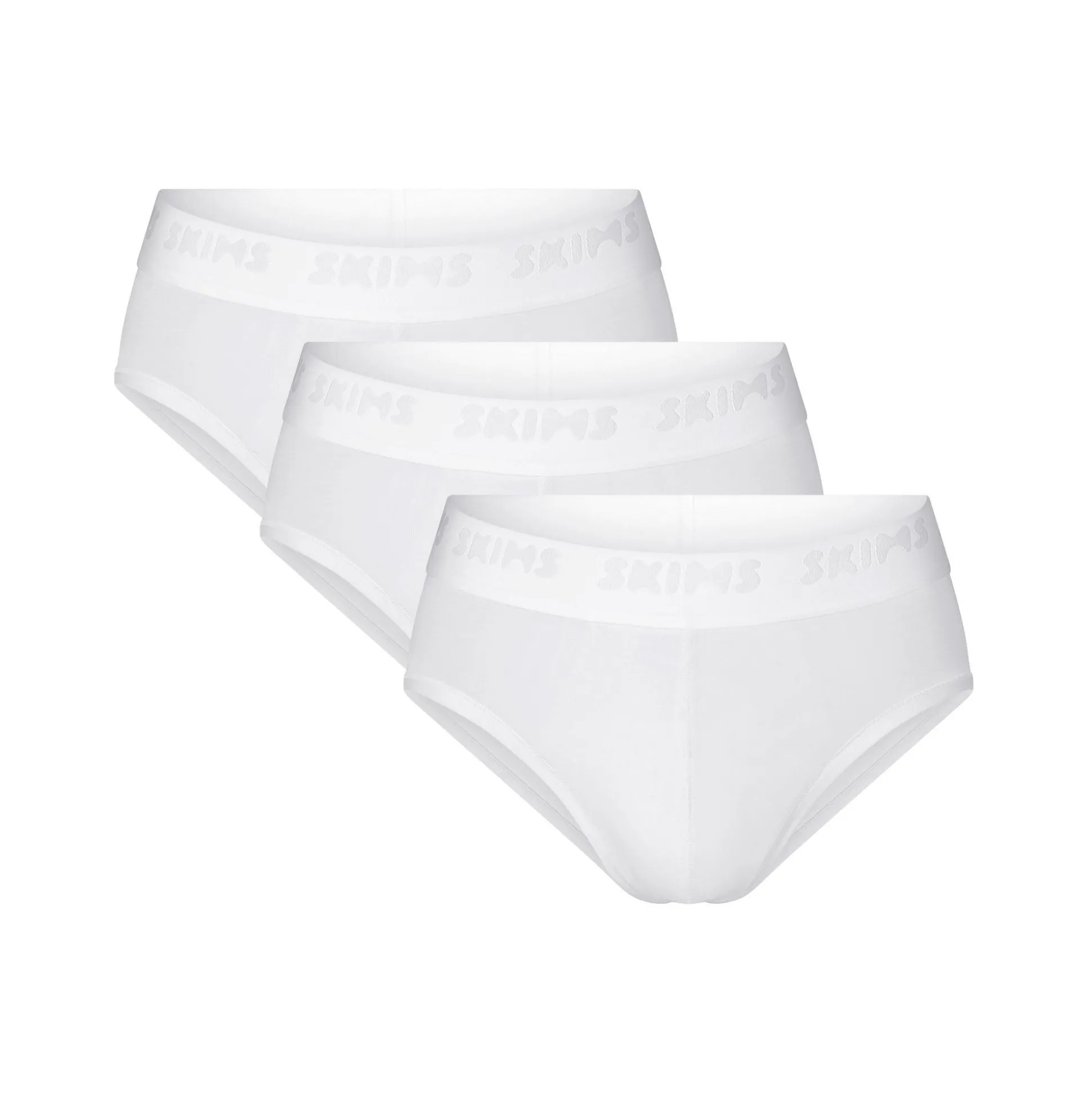 SKIMS STRETCH MENS BRIEF 3-PACK | CHALK
