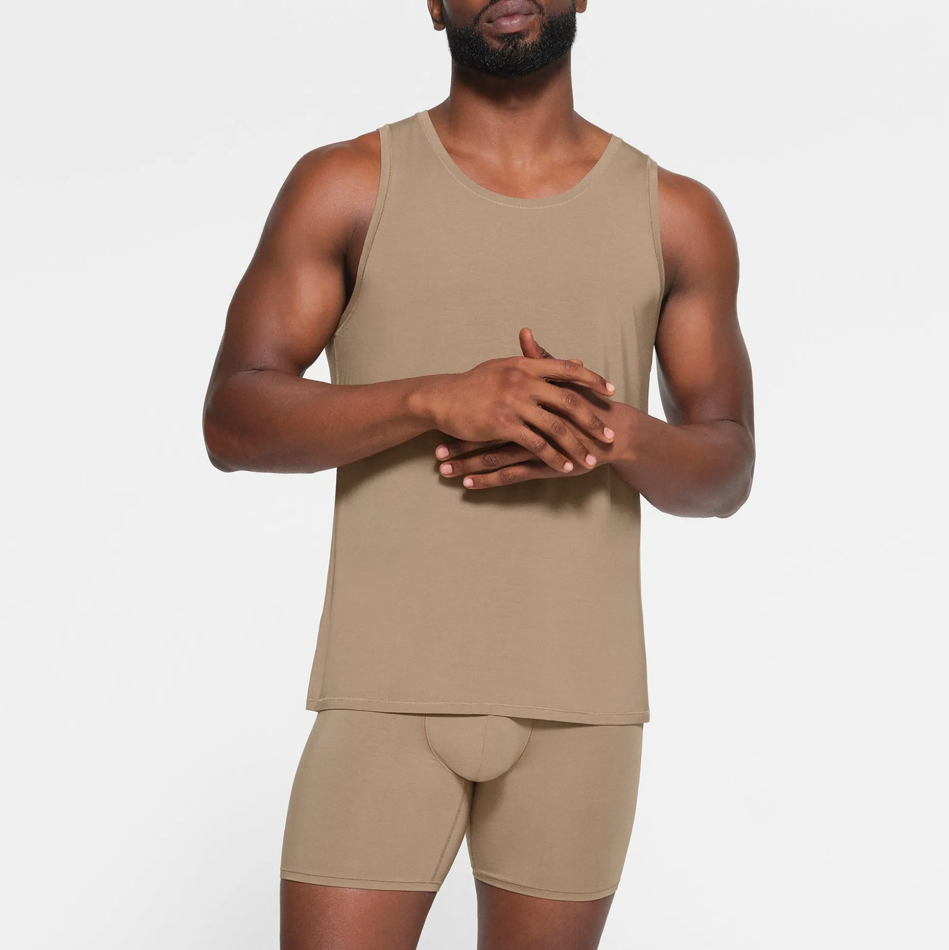 SKIMS STRETCH MENS TANK 3-PACK | DESERT MULTI