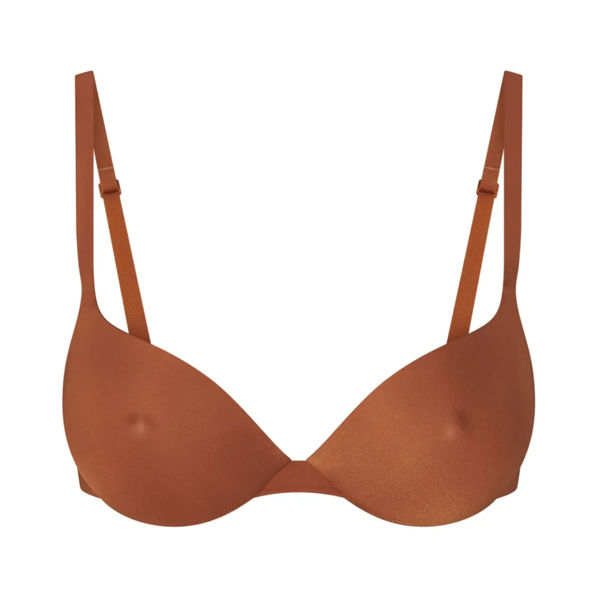 SKIMS ULTIMATE BRA NIPPLE PUSH-UP BRA | BRONZE